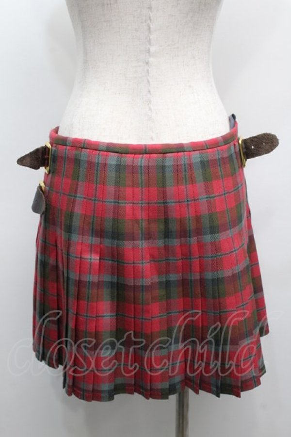 画像2: Worlds End 中古 //キルトスカート III ピンク  S-25-09-14-029-sk-AS-ZS (2)