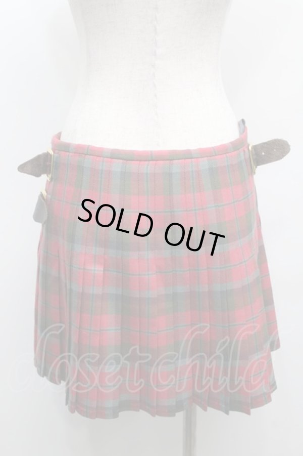 画像2: Worlds End 中古 //キルトスカート III ピンク  S-25-09-14-029-sk-AS-ZS (2)