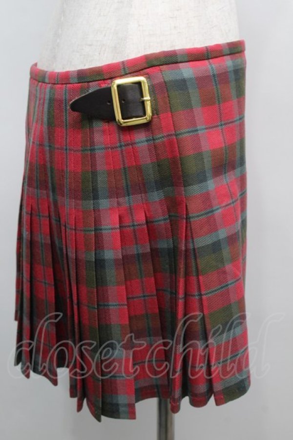 画像4: Worlds End 中古 //キルトスカート III ピンク  S-25-09-14-029-sk-AS-ZS (4)