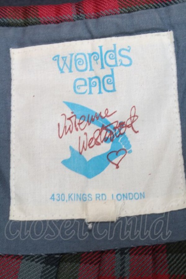 画像5: Worlds End 中古 //キルトスカート III ピンク  S-25-09-14-029-sk-AS-ZS (5)