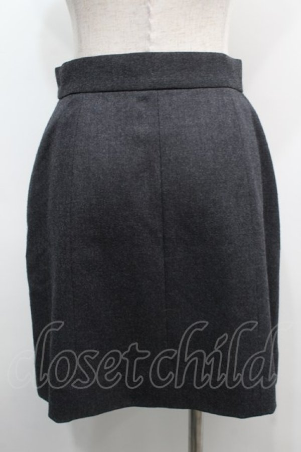 画像2: ヴィヴィアンウエストウッド 中古 / フロントボタンスカート 1 グレー  S-25-09-14-032-sk-AS-ZS (2)
