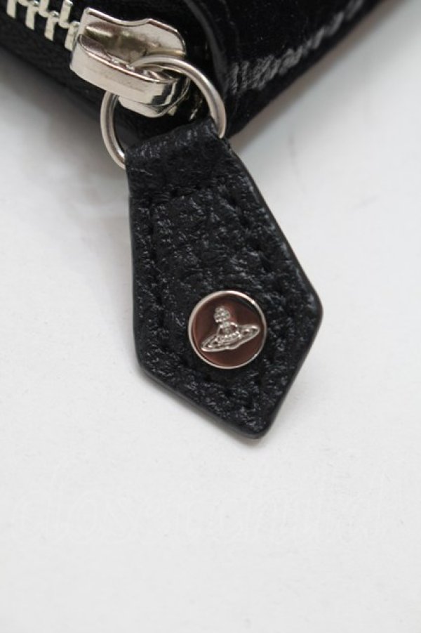 画像4: ヴィヴィアンウエストウッド 中古 / RISING ORB 長財布  黒  S-25-09-14-008-wa-AS-ZS (4)