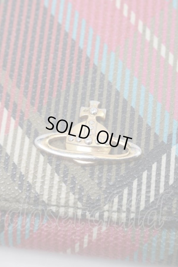 画像3: ヴィヴィアンウエストウッド 中古 / タータンチェック長財布    S-25-09-14-010-wa-HR-ZS (3)