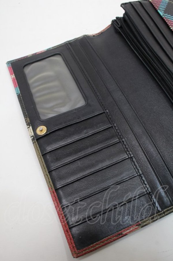 画像8: ヴィヴィアンウエストウッド 中古 / タータンチェック長財布    S-25-09-14-010-wa-HR-ZS (8)