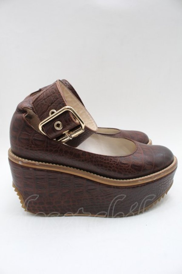 画像3: ヴィヴィアンウエストウッド 中古 /  ロッキンホースクロコバレリーナ 36 ブラウン  S-25-09-14-012-sh-AS-ZS (3)