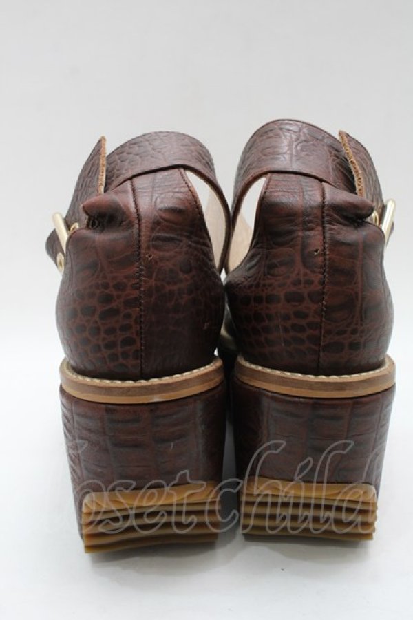 画像6: ヴィヴィアンウエストウッド 中古 /  ロッキンホースクロコバレリーナ 36 ブラウン  S-25-09-14-012-sh-AS-ZS (6)