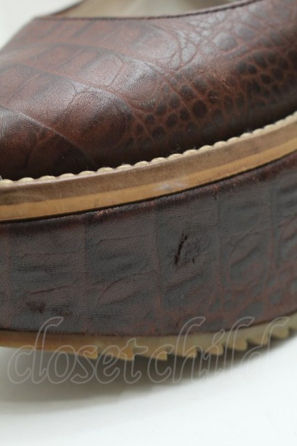 画像10: ヴィヴィアンウエストウッド 中古 /  ロッキンホースクロコバレリーナ 36 ブラウン  S-25-09-14-012-sh-AS-ZS (10)