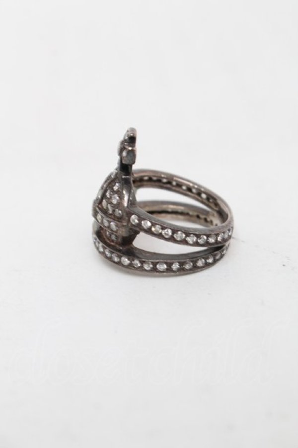 画像2: ヴィヴィアンウエストウッド 中古 / AC/オーブリング M シルバー  S-25-09-14-002-ac-AS-ZS (2)