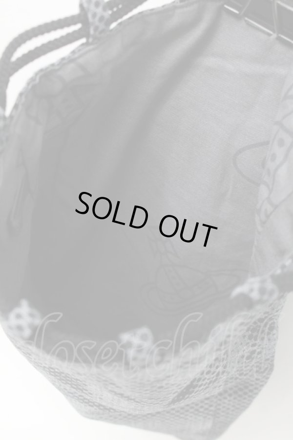 画像3: ヴィヴィアンウエストウッド 中古 / SCRAPED ORB信玄袋  グレー  S-25-09-17-033-gd-AS-ZS (3)