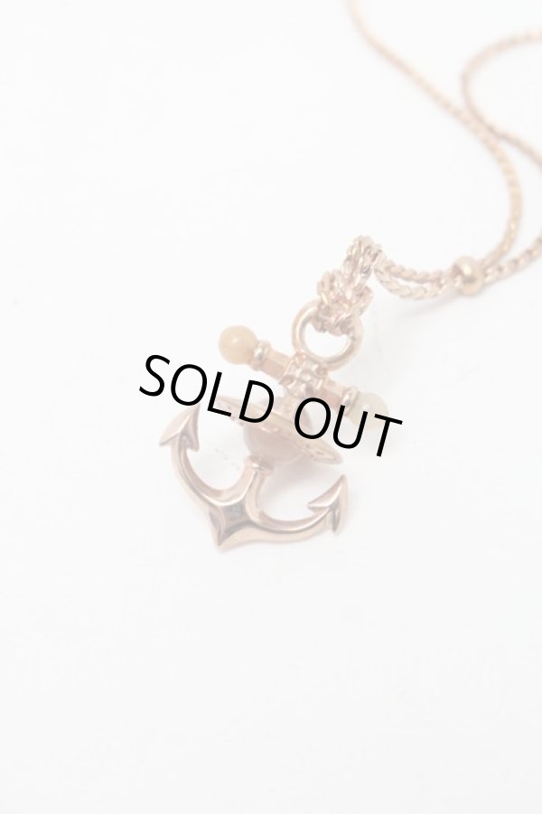 画像2: ヴィヴィアンウエストウッド 中古 / アンカーネックレス  ピンクゴールド  S-25-09-17-035-nl-AS-ZS (2)