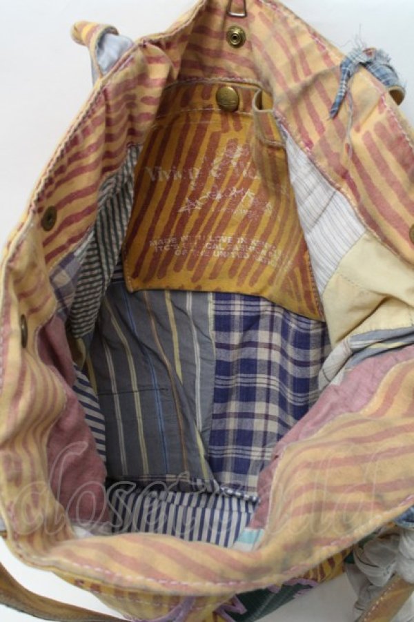 画像3: ヴィヴィアンウエストウッド 中古 / Lightning Shopper バッグ  イエロー  S-25-09-17-041-ba-AS-ZS (3)