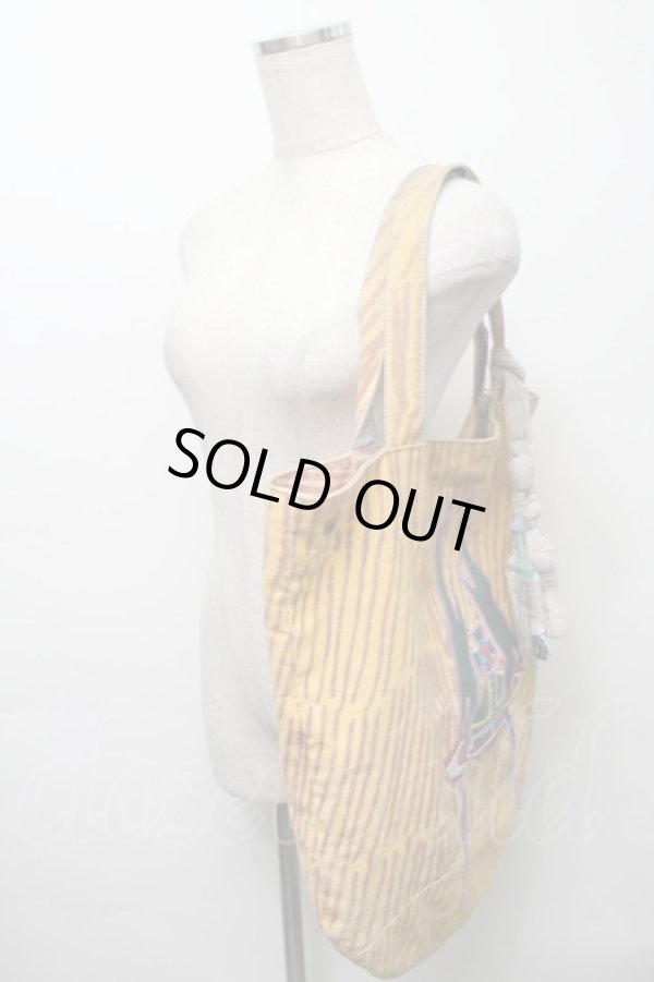 画像5: ヴィヴィアンウエストウッド 中古 / Lightning Shopper バッグ  イエロー  S-25-09-17-041-ba-AS-ZH (5)