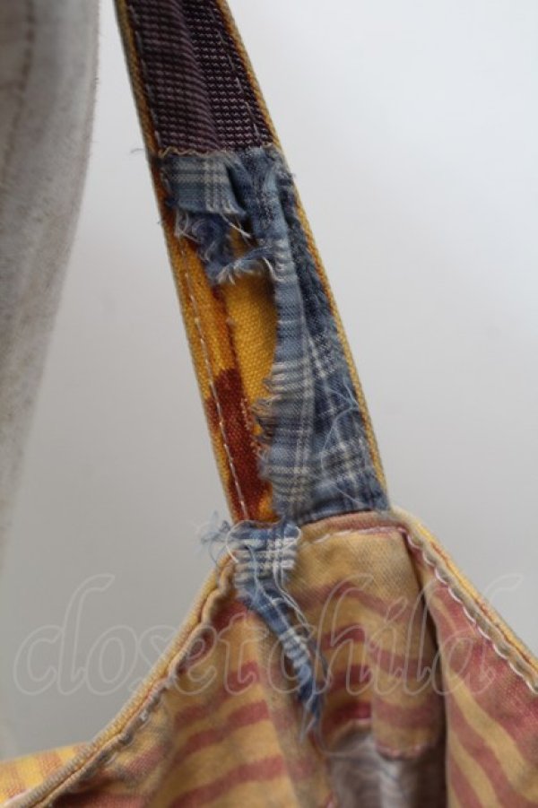 画像7: ヴィヴィアンウエストウッド 中古 / Lightning Shopper バッグ  イエロー  S-25-09-17-041-ba-AS-ZS (7)