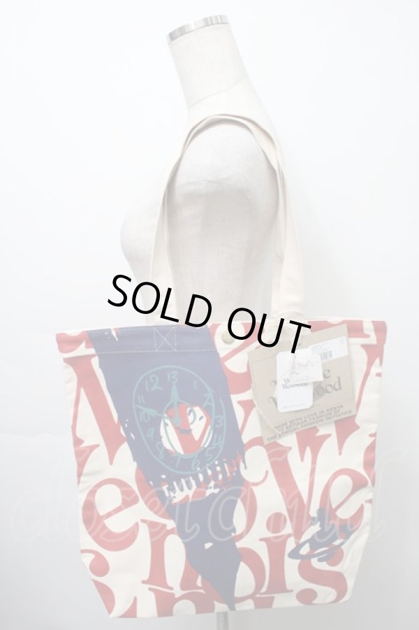 画像5: ヴィヴィアンウエストウッド 中古 / Made in Kenya　シティトート  オフ  S-25-09-17-044-ba-HR-ZH (5)