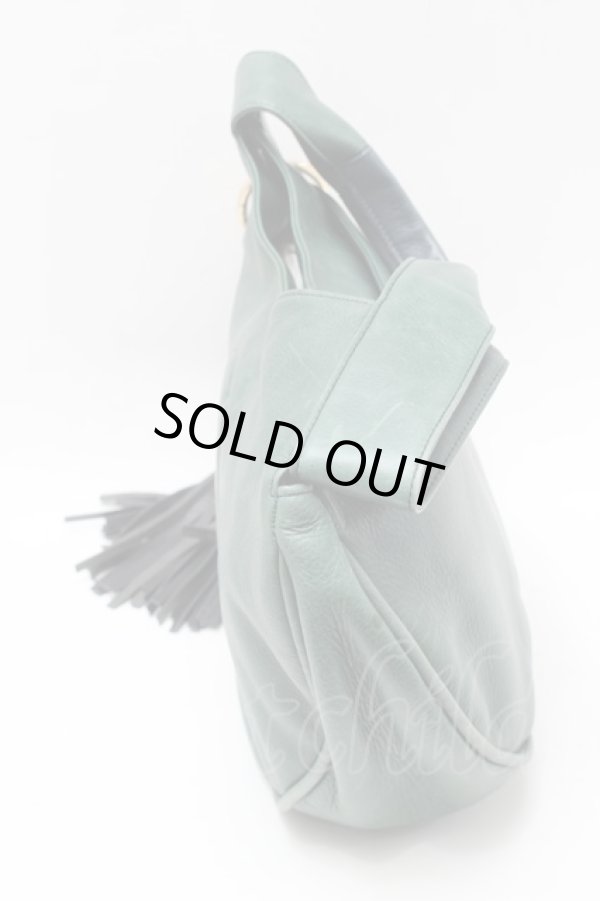 画像3: ヴィヴィアンウエストウッド 中古 / オーブ型押シタッセルレザーバッグ  グリーン  S-25-09-17-045-ba-AS-ZS (3)