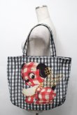 画像5: ヴィヴィアンウエストウッド 中古 / ギンガムパピートートバッグ  黒  S-25-09-17-046-ba-HR-ZS (5)