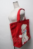 画像6: ヴィヴィアンウエストウッド 中古 / COTTON LAMB トートバッグ  赤  S-25-09-17-048-ba-HR-ZS (6)