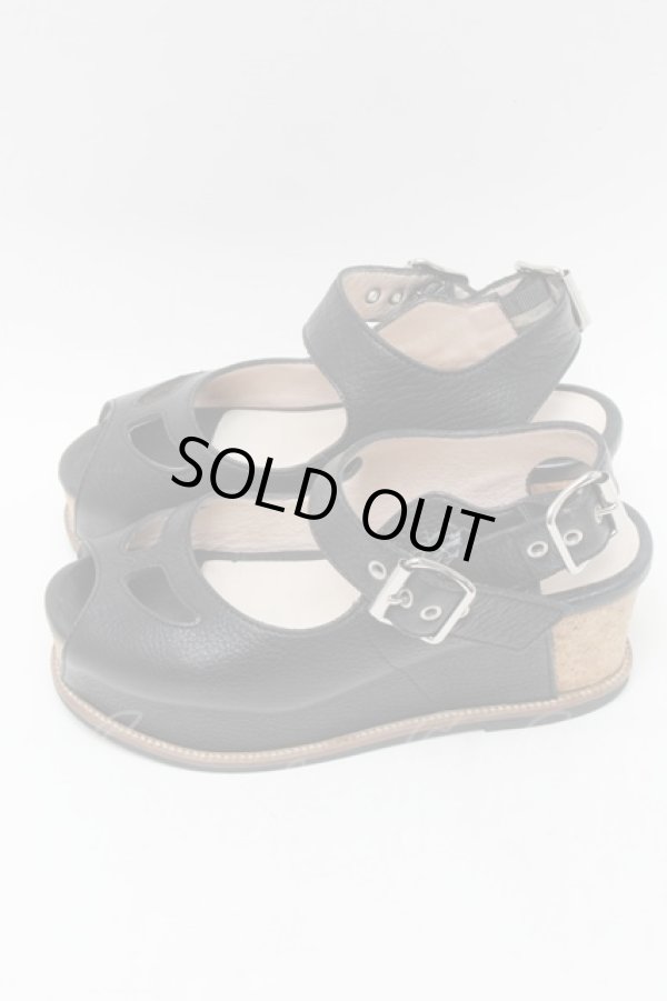 画像2: ヴィヴィアンウエストウッド 中古 / オープントゥサンダル 36 黒  S-25-09-17-056-sh-AS-ZS (2)