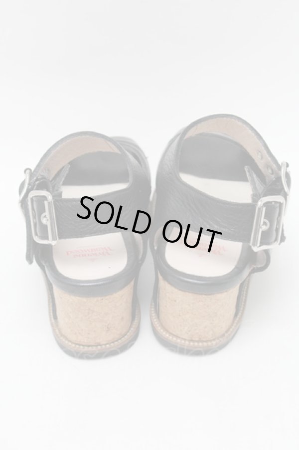 画像3: ヴィヴィアンウエストウッド 中古 / オープントゥサンダル 36 黒  S-25-09-17-056-sh-AS-ZS (3)