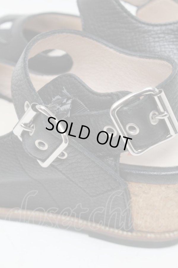 画像4: ヴィヴィアンウエストウッド 中古 / オープントゥサンダル 36 黒  S-25-09-17-056-sh-AS-ZS (4)