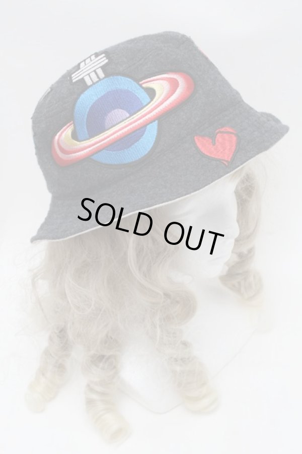 画像2: ヴィヴィアンウエストウッド 中古 / ORBワッペンフェルトハット   S-25-09-17-058-ha-AS-ZS (2)