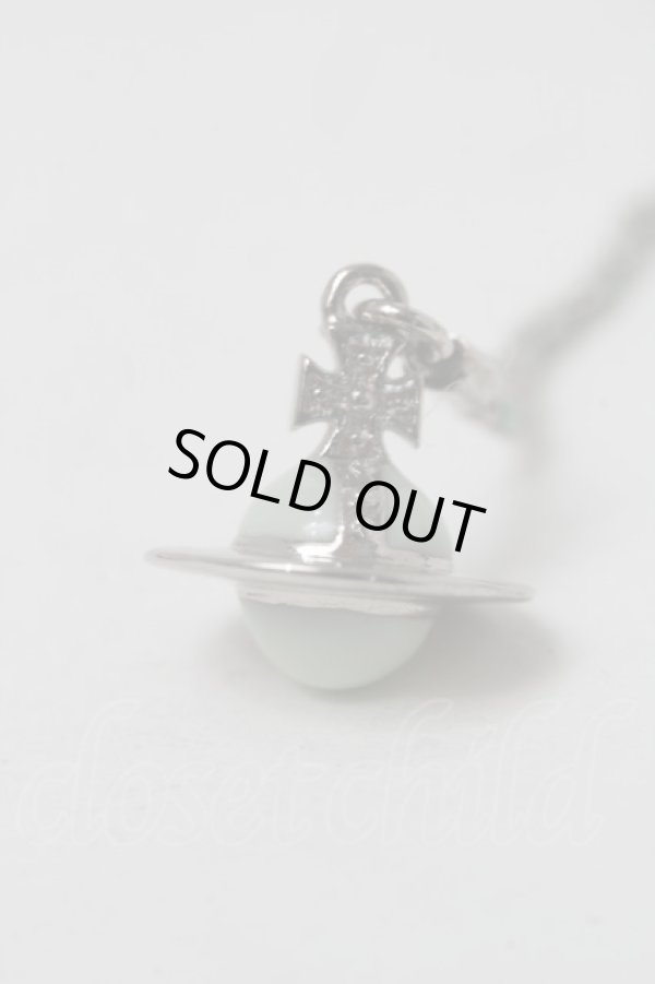 画像2: ヴィヴィアンウエストウッド 中古 / オーブピアス  グリーン  S-25-09-17-009-er-AS-ZS (2)