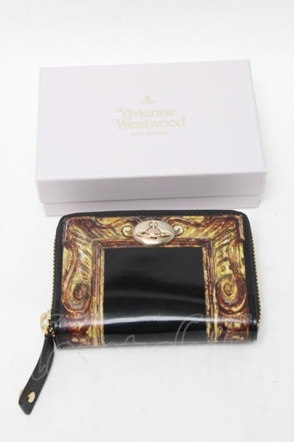 画像4: ヴィヴィアンウエストウッド 中古 / フレーム財布  黒  S-25-09-17-019-wa-AS-ZS (4)