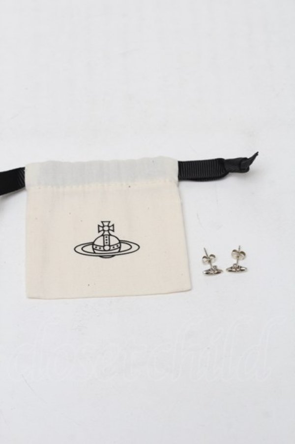 画像3: ヴィヴィアンウエストウッド 中古 / オーブピアス  シルバー  S-25-09-17-004-er-AS-ZS (3)