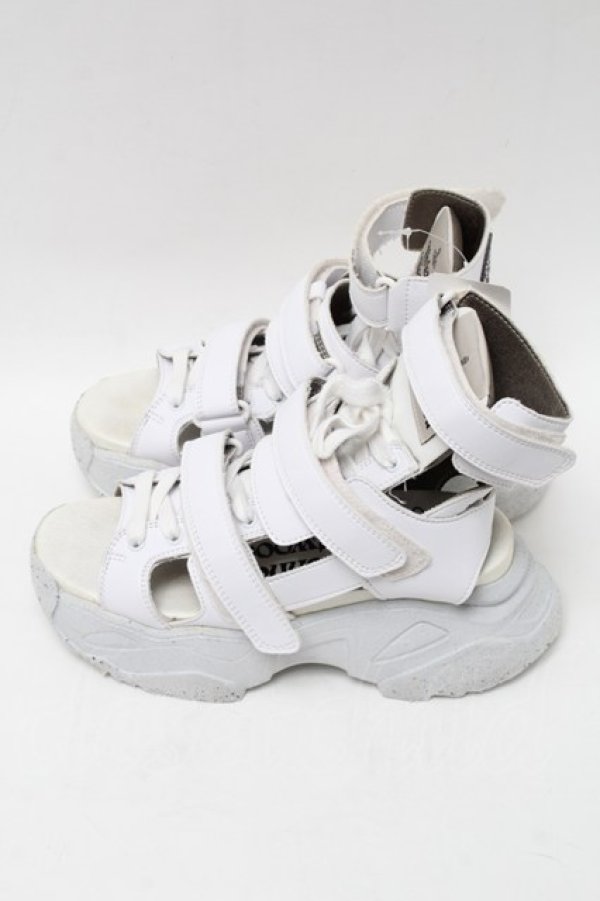 画像2: ヴィヴィアンウエストウッド 中古 / ROMPER SANDAL ロンパーサンダル 36 白  S-25-09-17-030-to-AS-ZS (2)