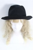 画像2: ヴィヴィアンウエストウッド 中古 / ウールハット  黒  S-25-10-22-024-ha-AS-ZS (2)