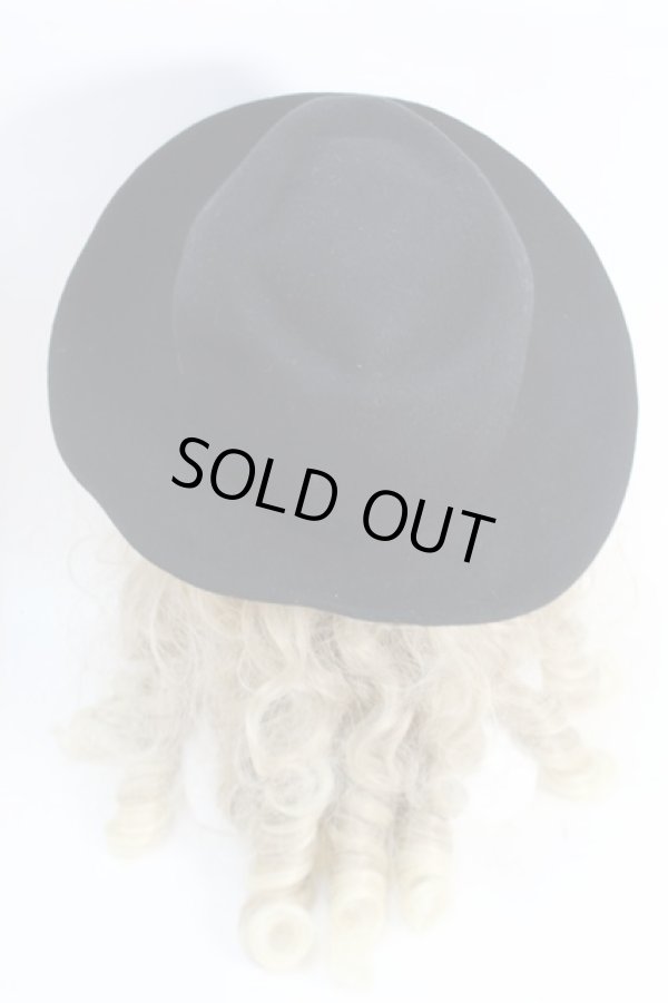 画像4: ヴィヴィアンウエストウッド 中古 / ウールハット  黒  S-25-10-22-024-ha-AS-ZS (4)