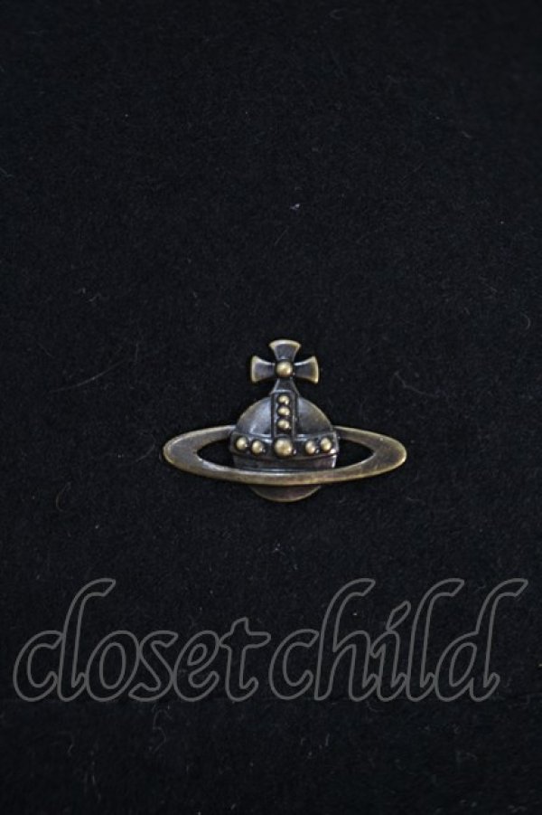 画像5: ヴィヴィアンウエストウッド 中古 / ウールハット  黒  S-25-10-22-024-ha-AS-ZS (5)