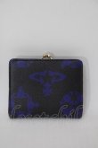 画像2: ヴィヴィアンウエストウッド 中古 / オーブ二ツ折リ財布  黒x青  S-25-10-22-006-bl-HR-ZS (2)