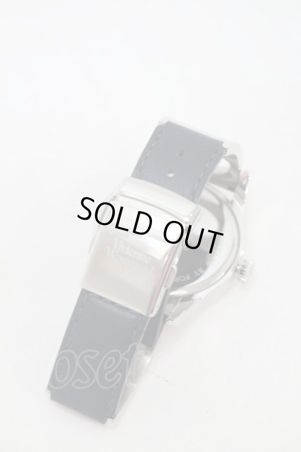 画像3: ヴィヴィアンウエストウッド 中古 / VV299GDBR オーブ クオーツ腕時計  シルバーｘ紺  S-25-10-22-025-ac-AS-ZS (3)