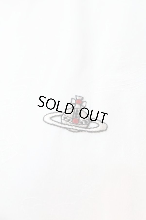 画像3: ヴィヴィアンウエストウッド 中古 / オーブジャガードブラウス  白  S-25-10-22-026-bl-AS-ZS (3)