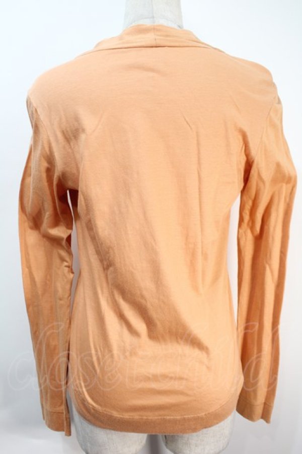 画像2: ヴィヴィアンウエストウッド 中古 / 裾オーブ刺繍カットソー 3 オレンジ  S-25-10-22-029-to-AS-ZS (2)