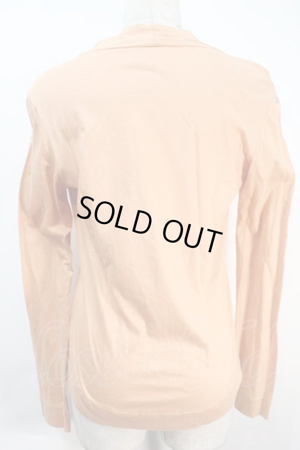 画像2: ヴィヴィアンウエストウッド 中古 / 裾オーブ刺繍カットソー 3 オレンジ  S-25-10-22-029-to-AS-ZS (2)