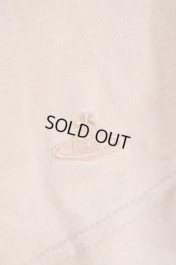 画像4: ヴィヴィアンウエストウッド 中古 / 裾オーブ刺繍カットソー 3 オレンジ  S-25-10-22-029-to-AS-ZS (4)