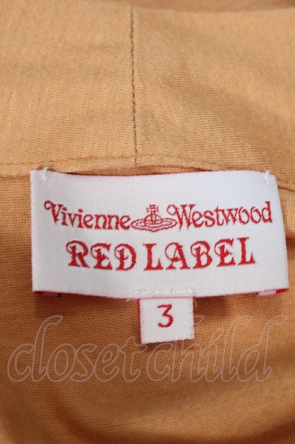 画像5: ヴィヴィアンウエストウッド 中古 / 裾オーブ刺繍カットソー 3 オレンジ  S-25-10-22-029-to-AS-ZS (5)