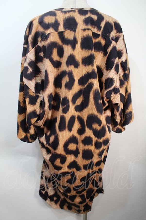 画像2: ヴィヴィアンウエストウッド 中古 / レオパードカットソー  ブラウン  S-25-10-22-030-to-AS-ZS (2)