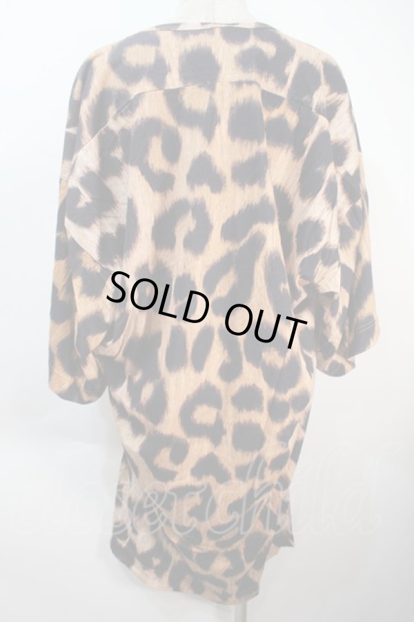 画像2: ヴィヴィアンウエストウッド 中古 / レオパードカットソー  ブラウン  S-25-10-22-030-to-AS-ZS (2)