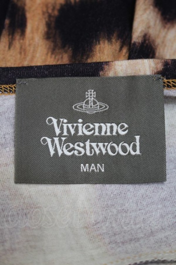 画像4: ヴィヴィアンウエストウッド 中古 / レオパードカットソー  ブラウン  S-25-10-22-030-to-AS-ZS (4)