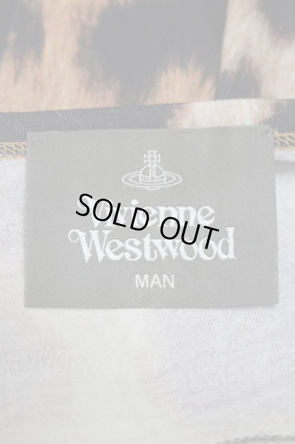 画像4: ヴィヴィアンウエストウッド 中古 / レオパードカットソー  ブラウン  S-25-10-22-030-to-AS-ZS (4)