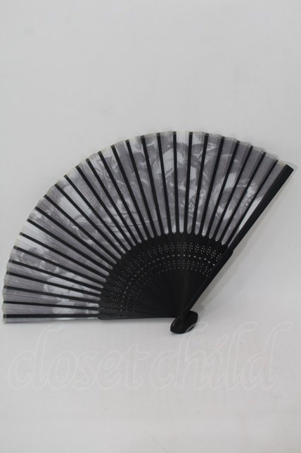 画像2: ヴィヴィアンウエストウッド 中古 / 扇子  黒x白  S-25-10-22-007-gd-AS-ZS (2)
