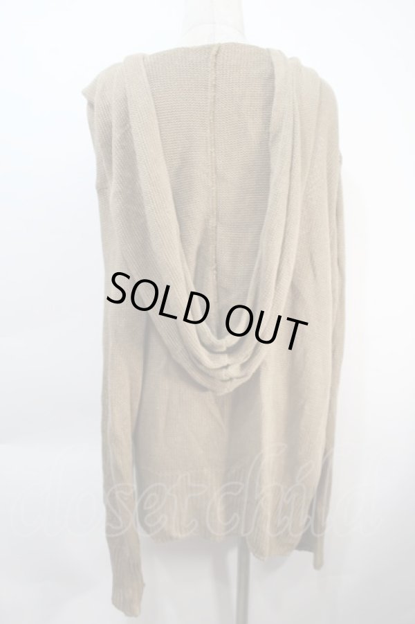 画像2: ヴィヴィアンウエストウッド MAN 中古 / フード付キカーディガン  ベージュ  S-25-10-22-033-to-AS-ZS (2)