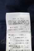 画像8: ヴィヴィアンウエストウッド MAN 中古 / 箔プリントシャツ  I 紺xゴールド  S-25-10-22-036-bl-AS-ZS (8)