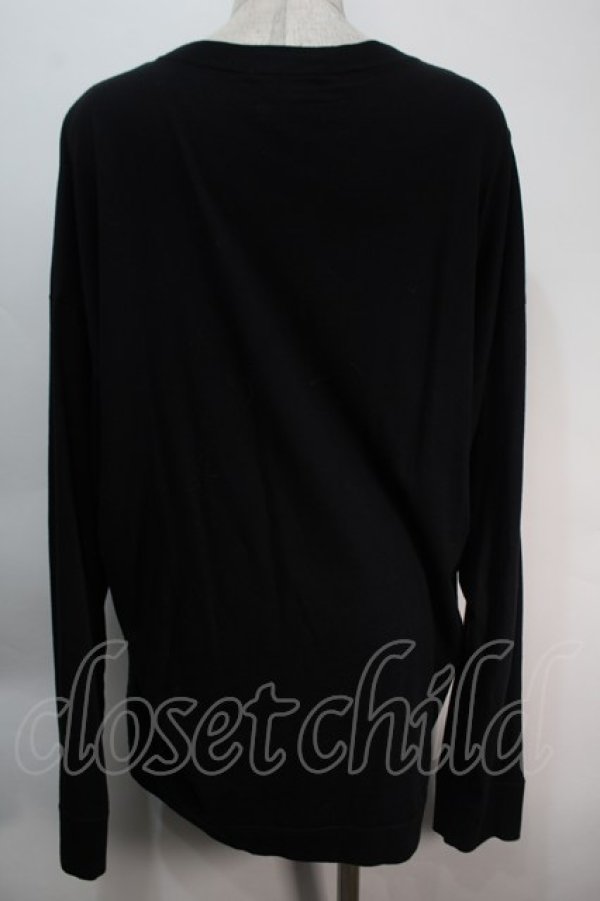 画像2: ヴィヴィアンウエストウッド MAN 中古 / HEART MAN LONDON ロンT 44 黒  S-25-10-22-039-ts-AS-ZS (2)