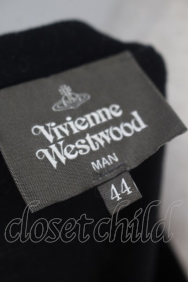 画像3: ヴィヴィアンウエストウッド MAN 中古 / HEART MAN LONDON ロンT 44 黒  S-25-10-22-039-ts-AS-ZS (3)
