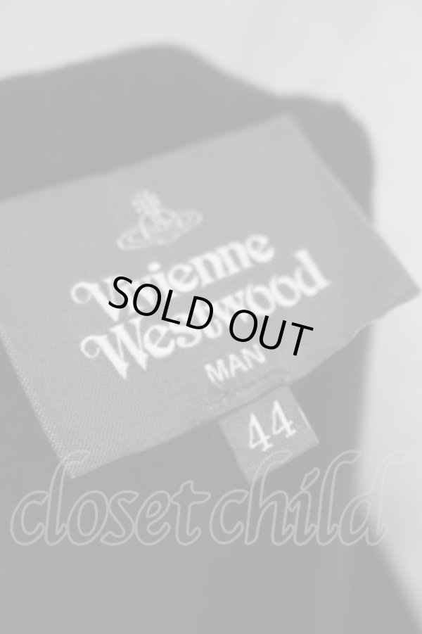 画像3: ヴィヴィアンウエストウッド MAN 中古 / HEART MAN LONDON ロンT 44 黒  S-25-10-22-039-ts-AS-ZS (3)