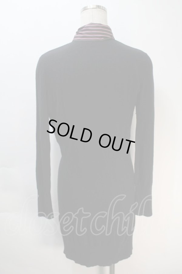 画像2: ヴィヴィアンウエストウッド 中古 / 切替ニットワンピース  黒  S-25-10-22-042-op-AS-ZS (2)